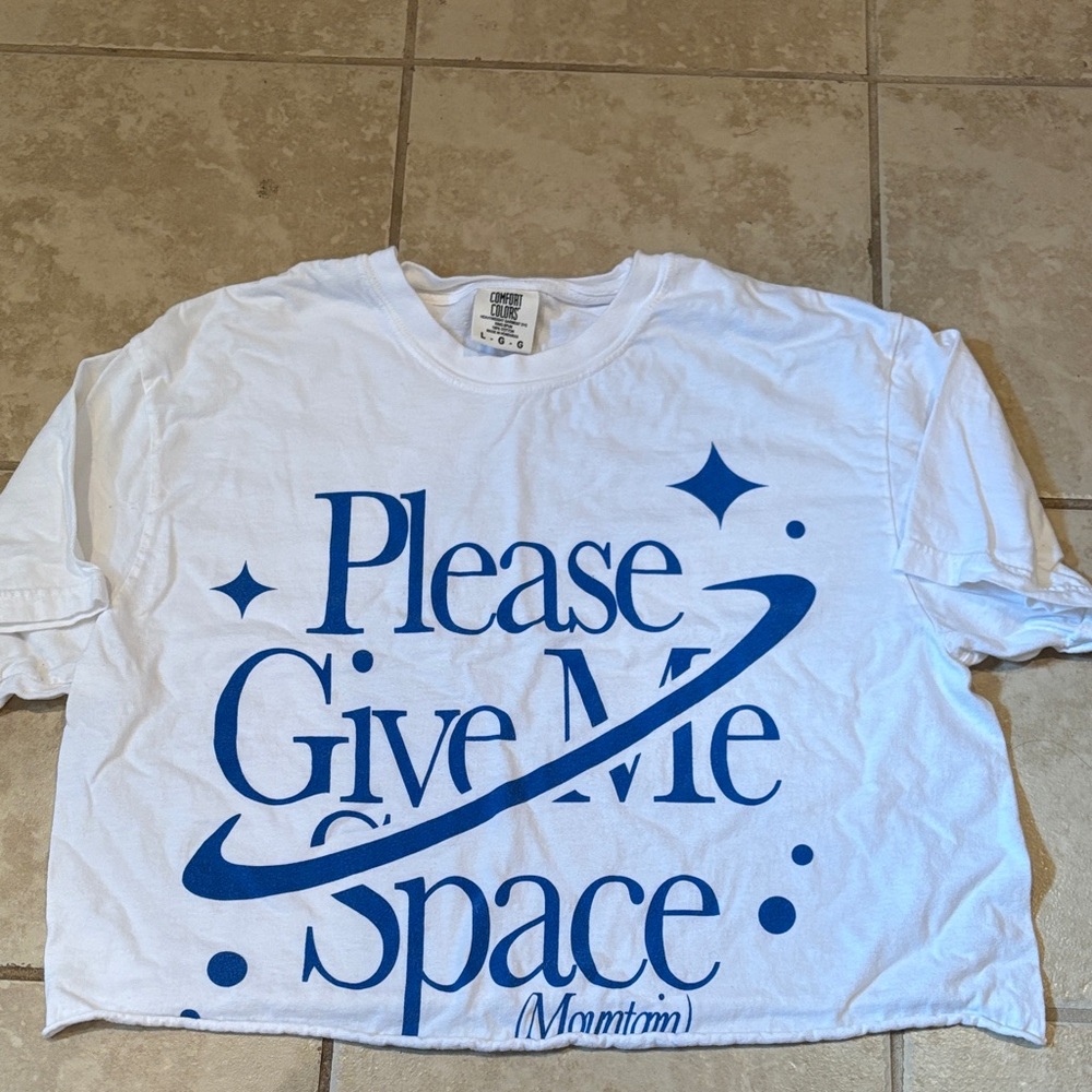 Space Mountain Cropped Tee